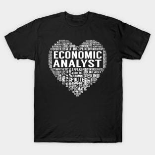 Economic Analyst Heart T-Shirt